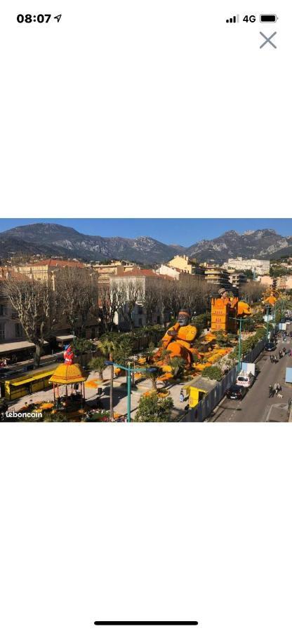 Menton Centre Vue Imprenable Sur Mer Et Jardin Bioves Eksteriør bilde
