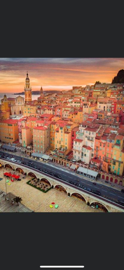 Menton Centre Vue Imprenable Sur Mer Et Jardin Bioves Eksteriør bilde