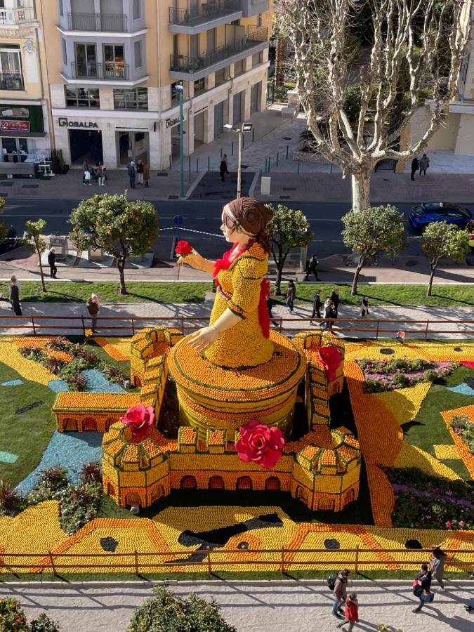 Menton Centre Vue Imprenable Sur Mer Et Jardin Bioves Eksteriør bilde