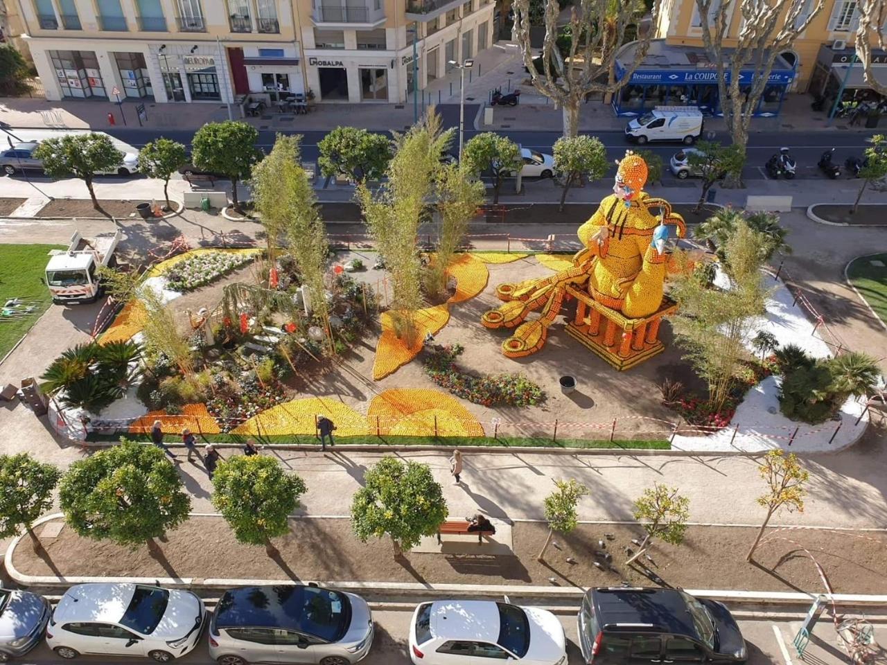 Menton Centre Vue Imprenable Sur Mer Et Jardin Bioves Eksteriør bilde