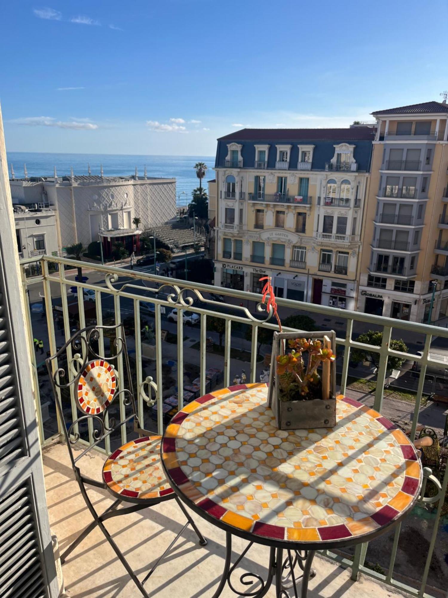 Menton Centre Vue Imprenable Sur Mer Et Jardin Bioves Eksteriør bilde