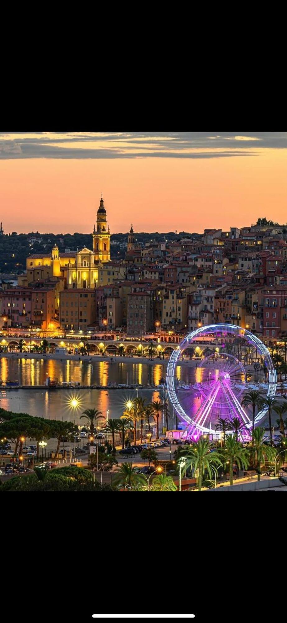 Menton Centre Vue Imprenable Sur Mer Et Jardin Bioves Eksteriør bilde